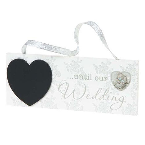 Me to You Bear Wedding Countdown Plaque £4.00